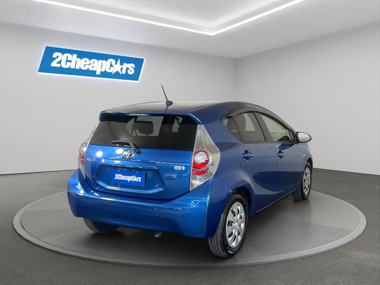 2012 Toyota Aqua S Hatchback LOW KM + AUTO LIGHTS + PUSH START