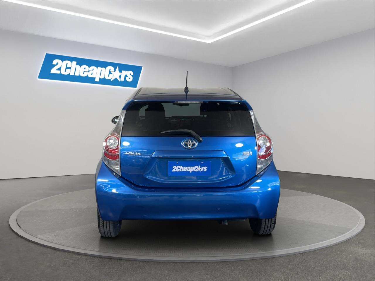 2012 Toyota Aqua S Hatchback LOW KM + AUTO LIGHTS + PUSH START