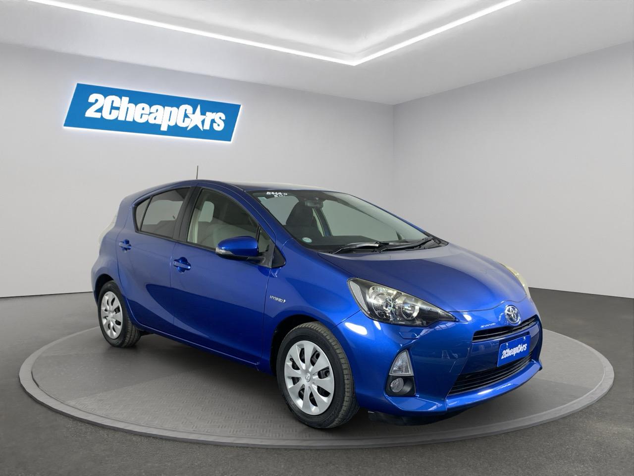 2012 Toyota Aqua S Hatchback LOW KM + REVERSING CAMERA