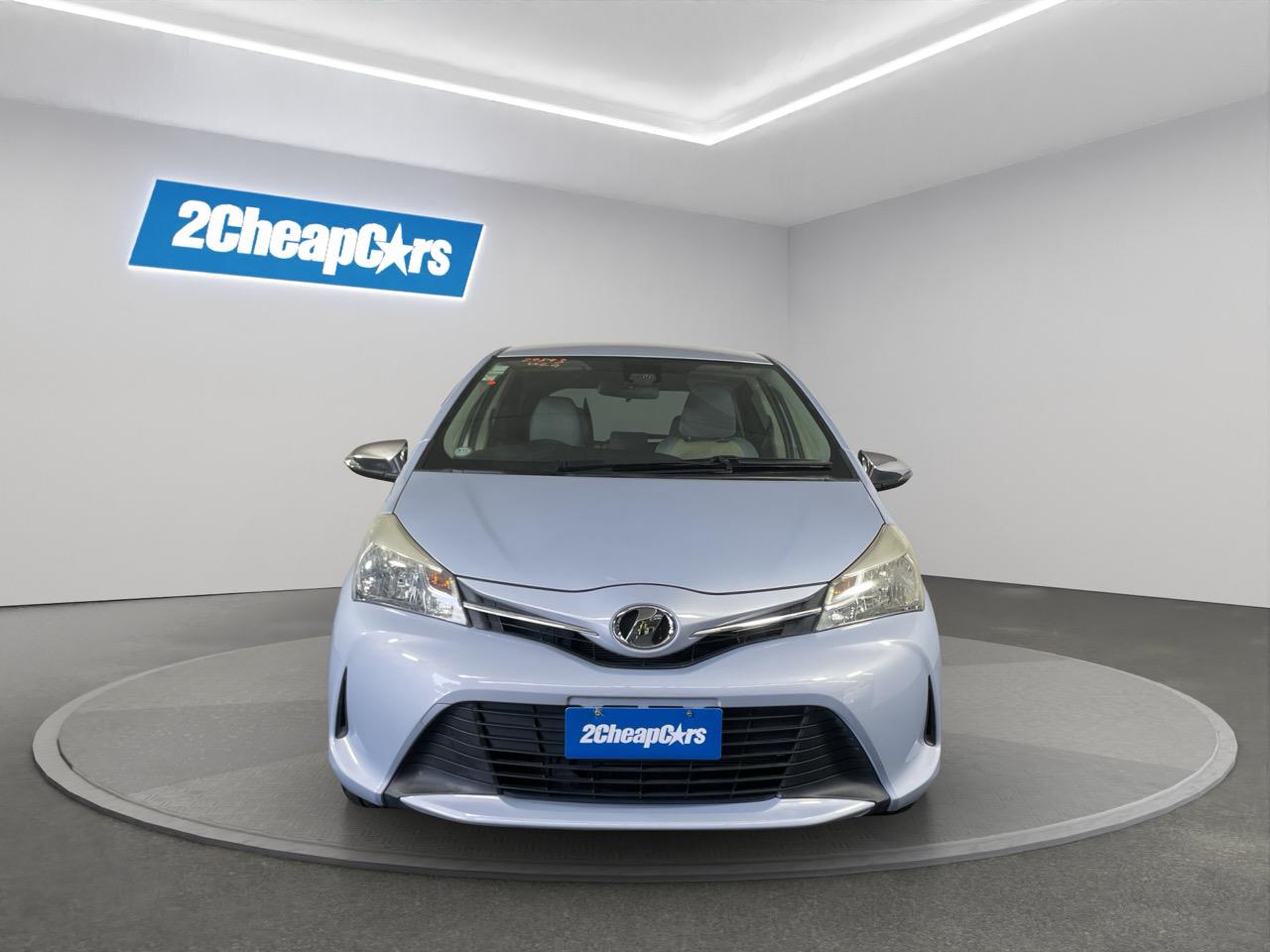 2016 Toyota Vitz Yaris F Hatchback LOW KMS + REVERSING CAMERA + AUTO LIGHTS