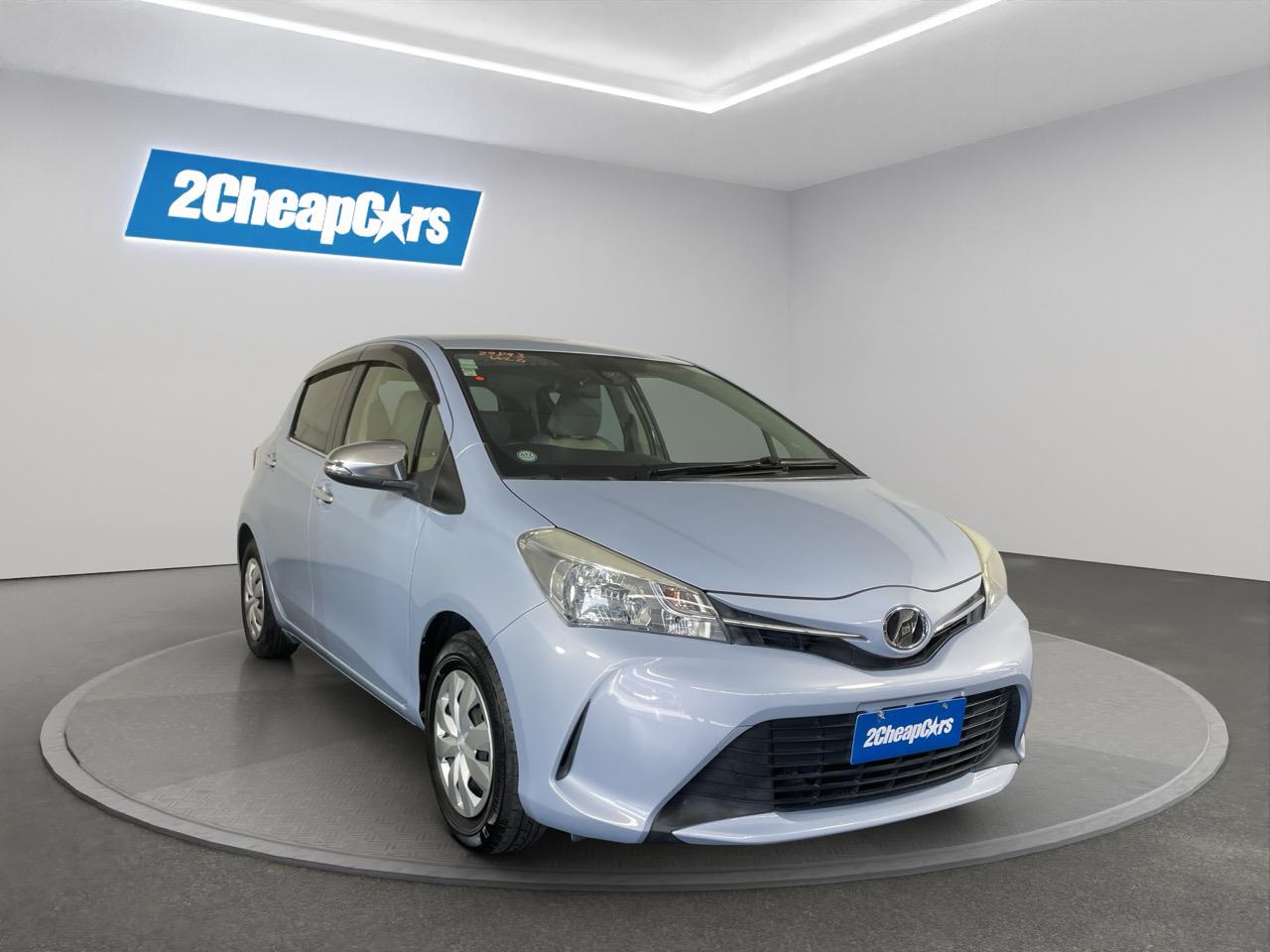 2016 Toyota Vitz Yaris F Hatchback LOW KMS + REVERSING CAMERA + AUTO LIGHTS