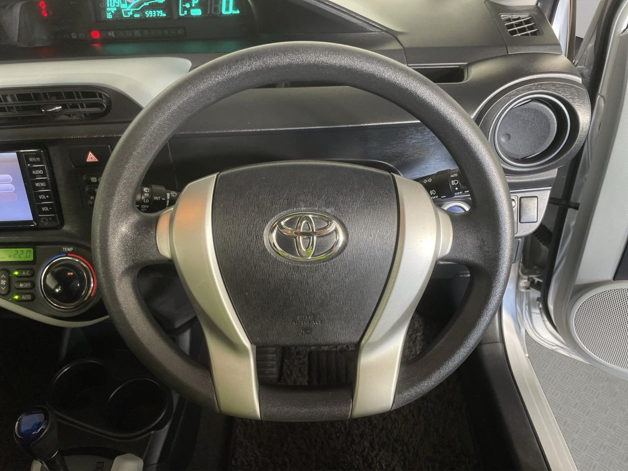 2012 Toyota Aqua S Hatchback LOW KMS + PARKING SENSORS + AUTO LIGHTS